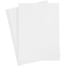 Papel cartão 220 g - Formato A4 - 10 folhas Branco