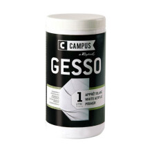 Gesso - Blanc - Pour préparer une toile ou un support - 1L - Campus