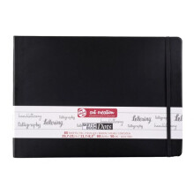 A4 luonnoslehtiö (29,7x21cm) - 80 sivua - 80g - musta - Royal Talens