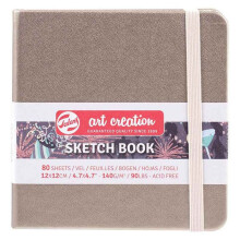 Cuaderno de bocetos 12x12 cm - 80 hojas - 140g - Champán - Royal Talens