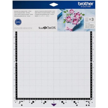Klebefolie - Brother - Scan'n'Cut SDX - 30,5 x 30,5 cm - Weiß - Paket von 3