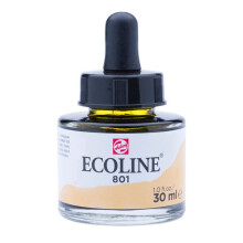 Nestemäinen akvarelli-inkki - Royal Talens Ecoline - 30ml - Väri Kulta - Kätevä pipetillä