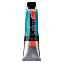 Oil Paint - Cobra - Turquoise Blue - Tube 40ml - Watermixable - Artists