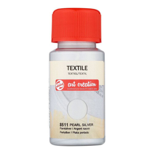 Textile paint - pearlescent silver - Talens Art Creation - 50ml