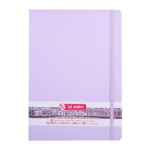 Kansio - Luonnos - Piirustus - A4 - 21x29,7cm - 80 sivua - 140g - Violetti - Sakura