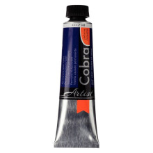 Oil Paint - Cobra - Permanent Blue Violet - Tube 40ml - Watermixable - Adults