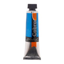 Oil paint - Cobra - Primary cyan - Tube 40ml - Watermixable - Artist quality