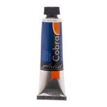 Oil Paint - Cobra - Phthalo Blue - 40ml Tube - Watermixable - Artists