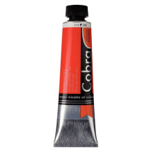 Oil Paint - Cobra - Pyrrole Red Light - Tube 40ml - Watermixable - Artist Quality