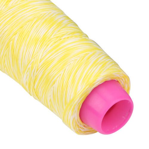 110m Polyethylenbogenband Material – Gelb & Weiß 2