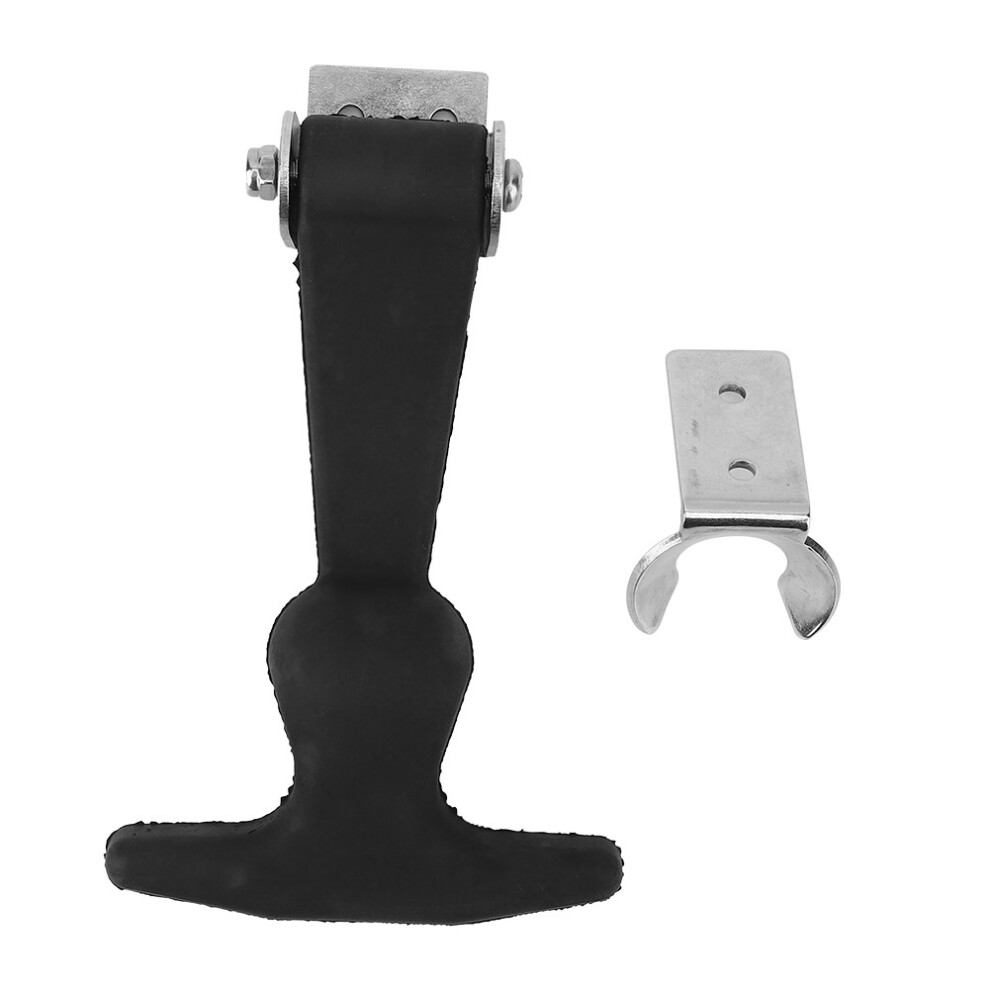 Rubber Hasp Damping Buckle Hardware Fasteners Black