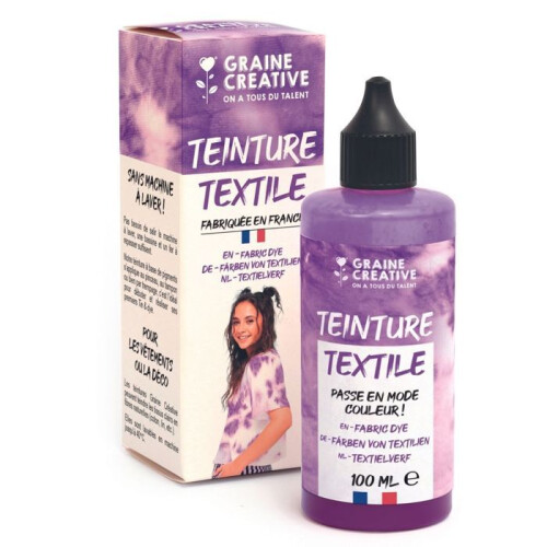 Textile paint 100 ml tie and die effect - Purple