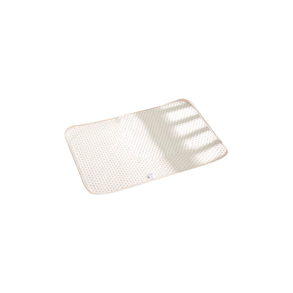 (B) Water Proof Crib Mattress Protector Non-Slip Sturdy Mattress Pad Mat Incontinence Bed Pad For Children Adults White