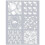 Schablone aus Polymerpaste Tropisch 11,4 x 15,3 cm 1
