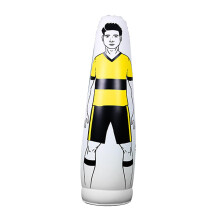 Inflatable Football Training Mannequin Yellow - Easy to Use Soccer Practice Tumbler Obstacle for Skill Development