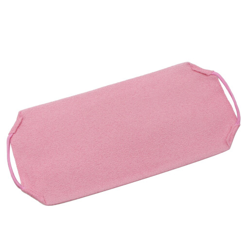 (Pink) Stretchy Stretchable Frosted Bath Towel