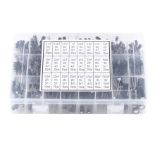 500pcs 24 Values Aluminum Electrolytic Capacitor