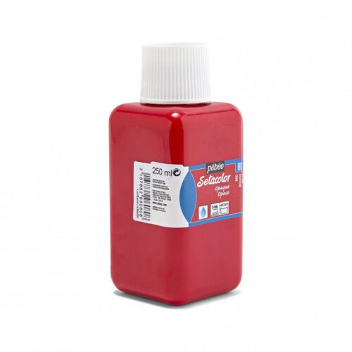 Stofffarbe - Setacolor - Vermillion - 250ml - Opaques - Hochwertig 2
