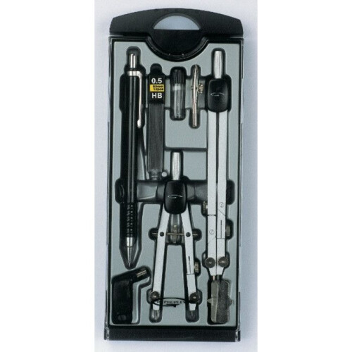 Graphoplex - Conjunto completo de 2 compasses