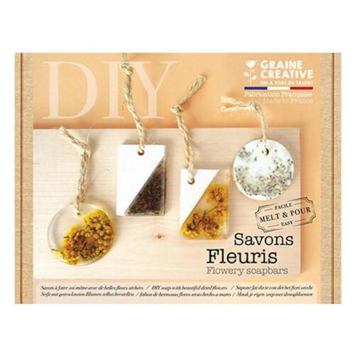 Coffret DIY - Faire des savons fleuris 1