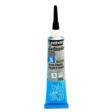 Peinture tissu - Pebeo - Setacolor 3D Glitter - Poudre d'argent - 20ml - Brillant