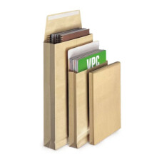 500 sobres de kraft reforzados plegables - 22,9 x 32,4 cm