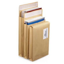 100 envelopes kraft reforçados dobráveis - 26 x 28 cm