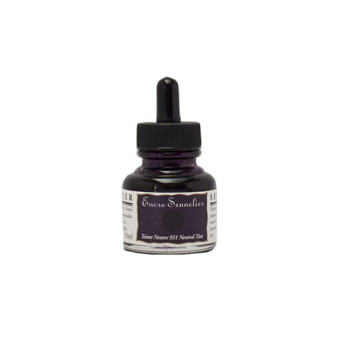 Sennelier 30ml mustepullo Neutra sävy 931