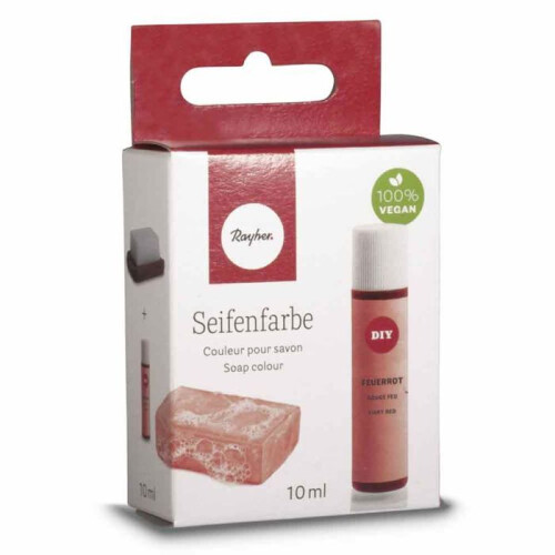 Saippuaväri - Fire red - 10 ml