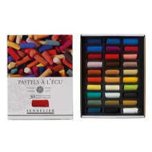 Pastels - Sennelier - Box of 30 - Assortment of colors - Outdoor - Mixed