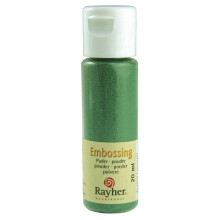 Embossing Powder - RAYHER - Eternal Green - Opaque - 20 ml Bottle