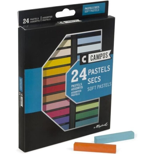 CAMPUS Caixa de Pastéis Secos de 24 Cores
