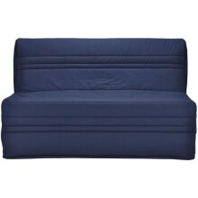JOÉ Banquette BZ 3 Plätze - Marineblaues Gewebe - Zeitgenössisch - L 143 x P 97 cm