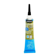 Peinture tissu - Pébéo - Setacolor 3D Glitter - Poudre d'or - 20ml - À base d'eau