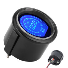 2-in-1 LCD Digital Tachometer RPM Anzeige für 12V Autos, Rot/Blaues Licht