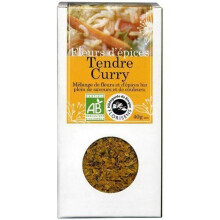 Flores de especiarias orgânicas Curry Suave para a cozinha…