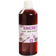 Flacon de 500 ml d'encre à dessiner rose