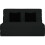 DUNLOPILLO Banquette BZ 2 posti - Nero - SOGNATORE 1