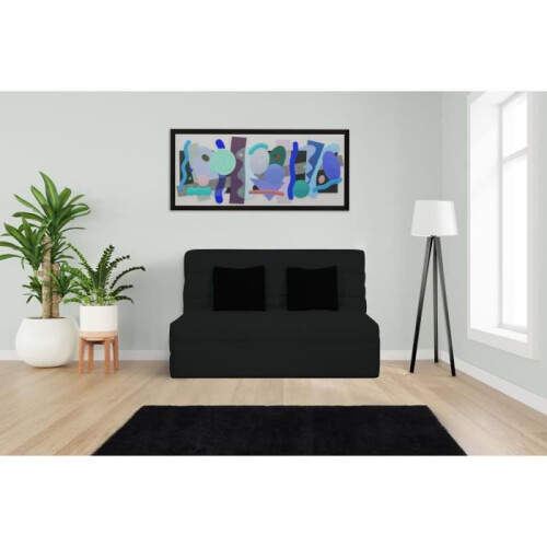 DUNLOPILLO Banquette BZ 2 posti - Nero - SOGNATORE 1