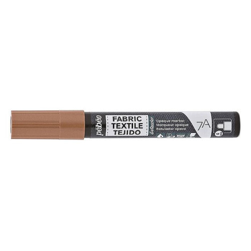 Marker - Felt - Textile - Copper - Setacolor - Pébéo - Round tip - 4 mm