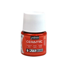 Farbe - Pébéo - Keramik - Orange - 45ml - Opak und glänzend