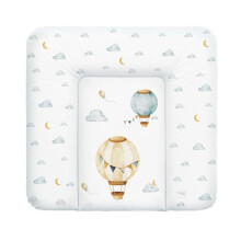 Ceba Baby Colchão para Troca de Fraldas grosso lavável - Balões de ar, 75x72 cm - Certificado Öko-Tex, Impermeável