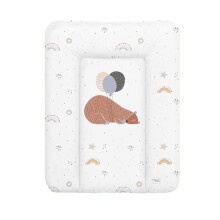 Ceba Baby Wickelauflage dick waschbar - Großer Bär, 50x70 cm - Öko-Tex zertifiziert, Wasserdicht