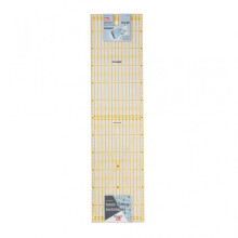 Regra Universal - PRYM - Omnigrid 60x15cm - Transparente - Escala métrica - Ângulos de 30/45/60