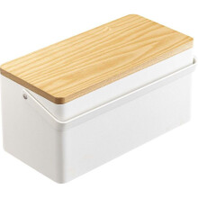 Caja - maleta de almacenamiento - de transporte Yamazaki - 5060 - Caja de costura blanca talla única