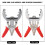 Car Auto Piston Ring Compressor Pliers Expander 11