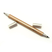 Zig calligraphy felt tip pens with beveled points in silver