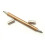 Zig calligraphy felt tip pens with beveled points in silver 1