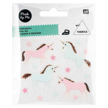 Thermocollante Aufkleber - RICO DESIGN - Einhorn - 15 Stk - Multicolor - Flexgewebe