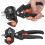 Garten-Set mit Gartenschere, Astschere, Griffstück aus ABS, Schwarz 12